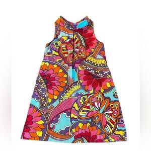 Lilly Pulitzer Vintage Vibrant Multicolor Sleeveless Girl’s Dress Size 10